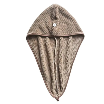 Toalha e Touca Absorvente para Cabelo