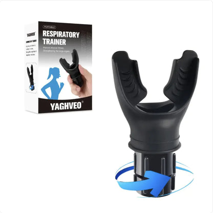 Treinador Respiratório Portátil Ajustável para Força Muscular e Treinamento de Condicionamento Físico