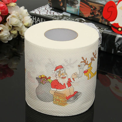 Rolo de Papel Higiênico de Natal