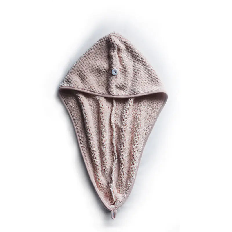 Toalha e Touca Absorvente para Cabelo