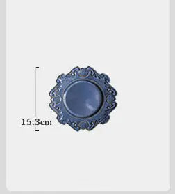 Conjunto de Louças Europeias Barrocas Criativas (Pratos de Jantar & Tigelas)