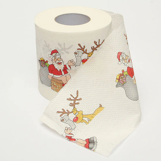 Rolo de Papel Higiênico de Natal